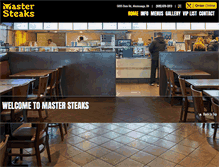 Tablet Screenshot of mastersteaks.com